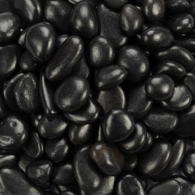 Polished Black Pebbles
