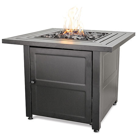 Steel Top Propane Flame Table