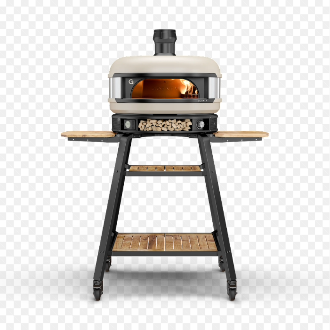Gozney Dome dual fired pizza oven with stand
